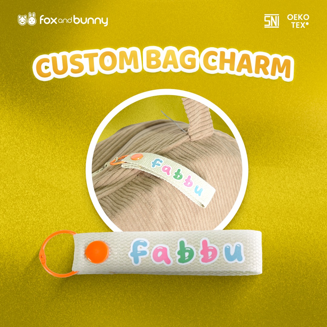 FoxandBunny - Gantungan Tas Bag Charm Aksesoris gift set Premium