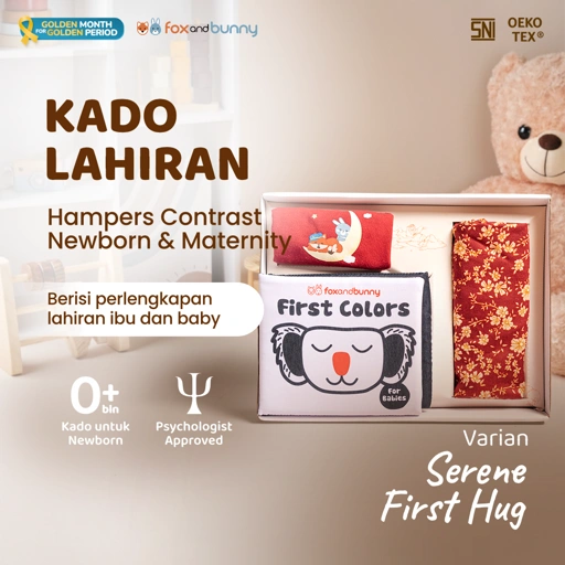 Image of Hampers Serene by foxandbunny - First Hug Series | Mom And Baby Package