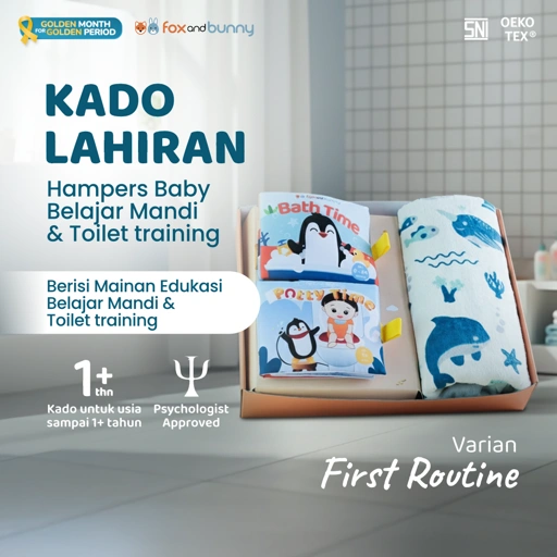 Image of Foxandbunny - Hampers Baby Bliss First Routine Series Usia 1+ Tahun | Paket Kado Hadiah Anak Premium