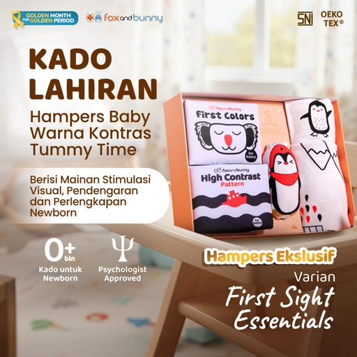 Image of FoxandBunny - Hampers Newborn Eksklusif - First Sight Essentials Series - Kado Lahiran