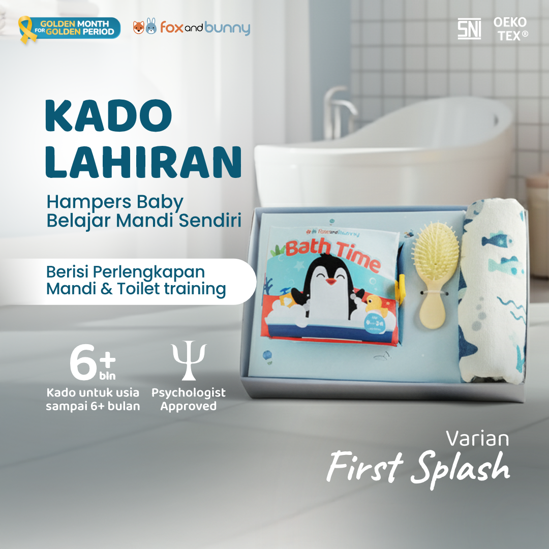 Foxandbunny - Hampers Baby Bliss First Splash Series Usia 6+ Bulan | Paket Hadiah Kado Anak Premium