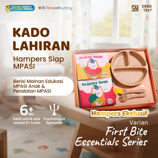 Image of FoxandBunny - Hampers Newborn Eksklusif - First Bite Essentials Series - Kado Lahiran