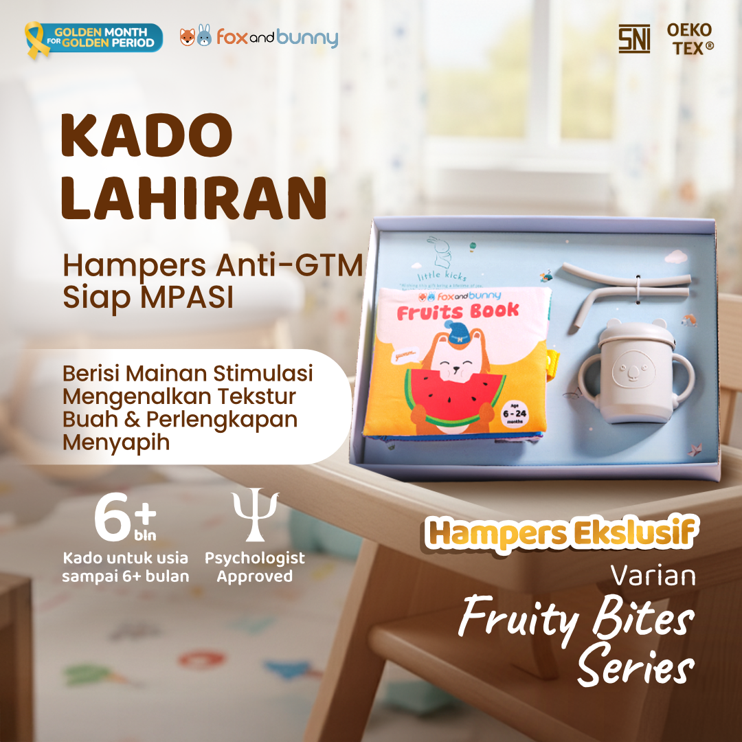 FoxandBunny | Hampers Newborn Eksklusif | Fruity Bites Series | Kado Lahiran