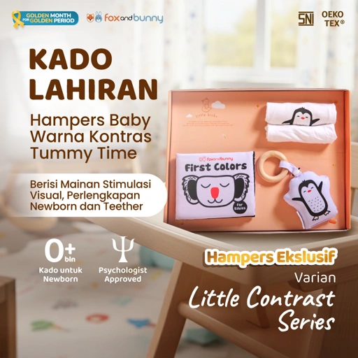 Image of FoxandBunny - Hampers Newborn Eksklusif - Little Contrast Series - Kado Lahiran