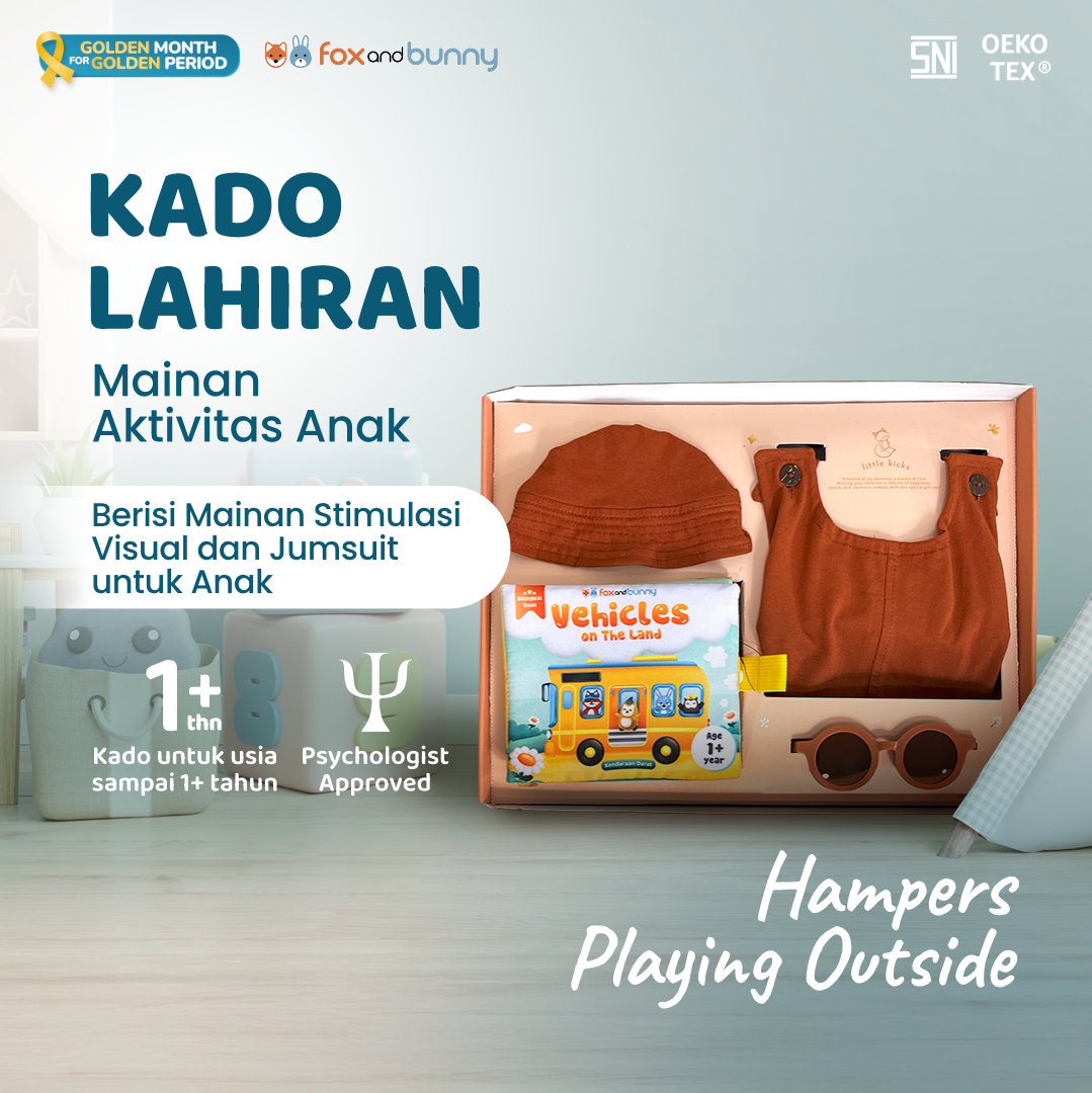 Foxandbunny - Hampers Anak Kado Mainan Edukasi Anak 1+ Tahun Gift Set Series Playing Outside