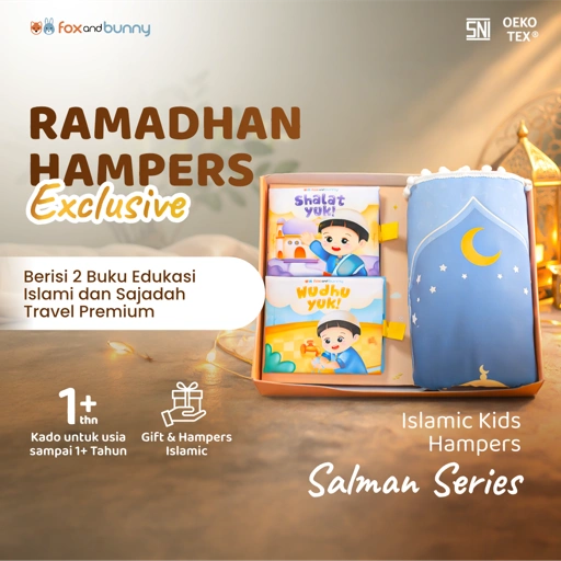 Image of Foxandbunny - Hampers Ramadhan Anak Salman Series Buku Edukasi Islami & Perlengkapan Ibadah Anak Gift Set Premium