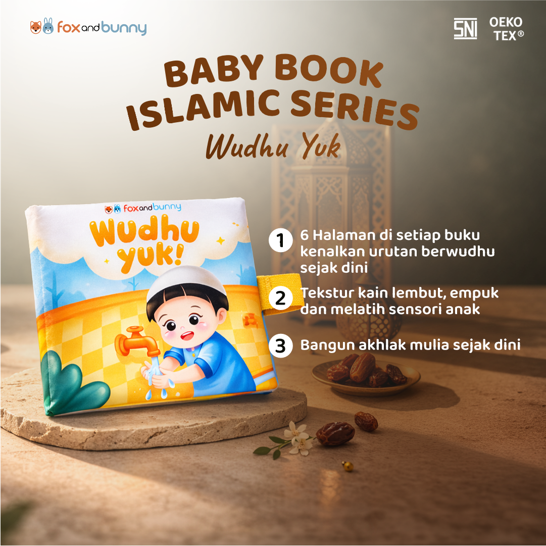 Foxandbunny - Hampers Ramadhan Anak Salman Series Buku Edukasi Islami & Perlengkapan Ibadah Anak Gift Set Premium
