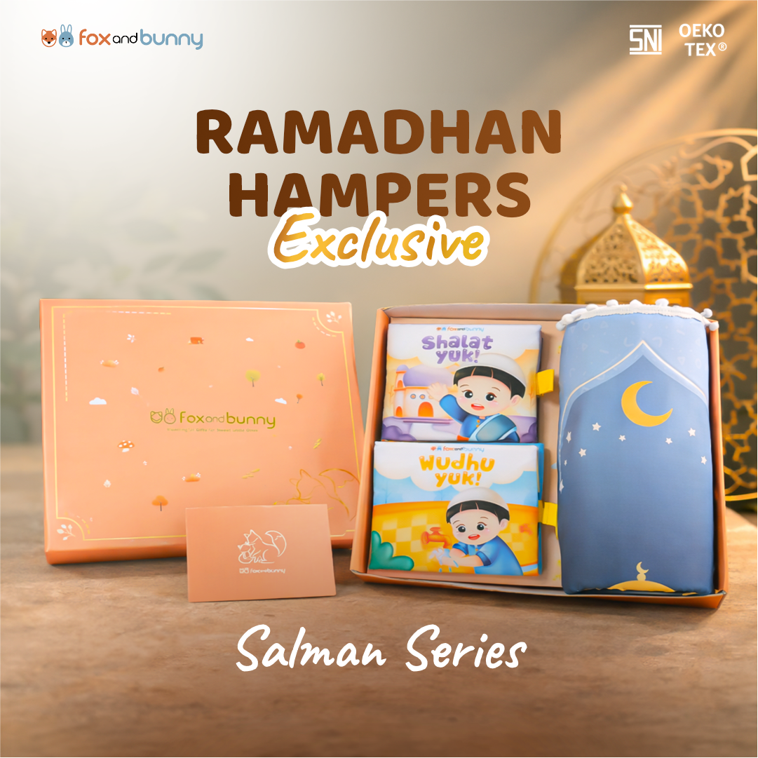 Foxandbunny - Hampers Ramadhan Anak Salman Series Buku Edukasi Islami & Perlengkapan Ibadah Anak Gift Set Premium