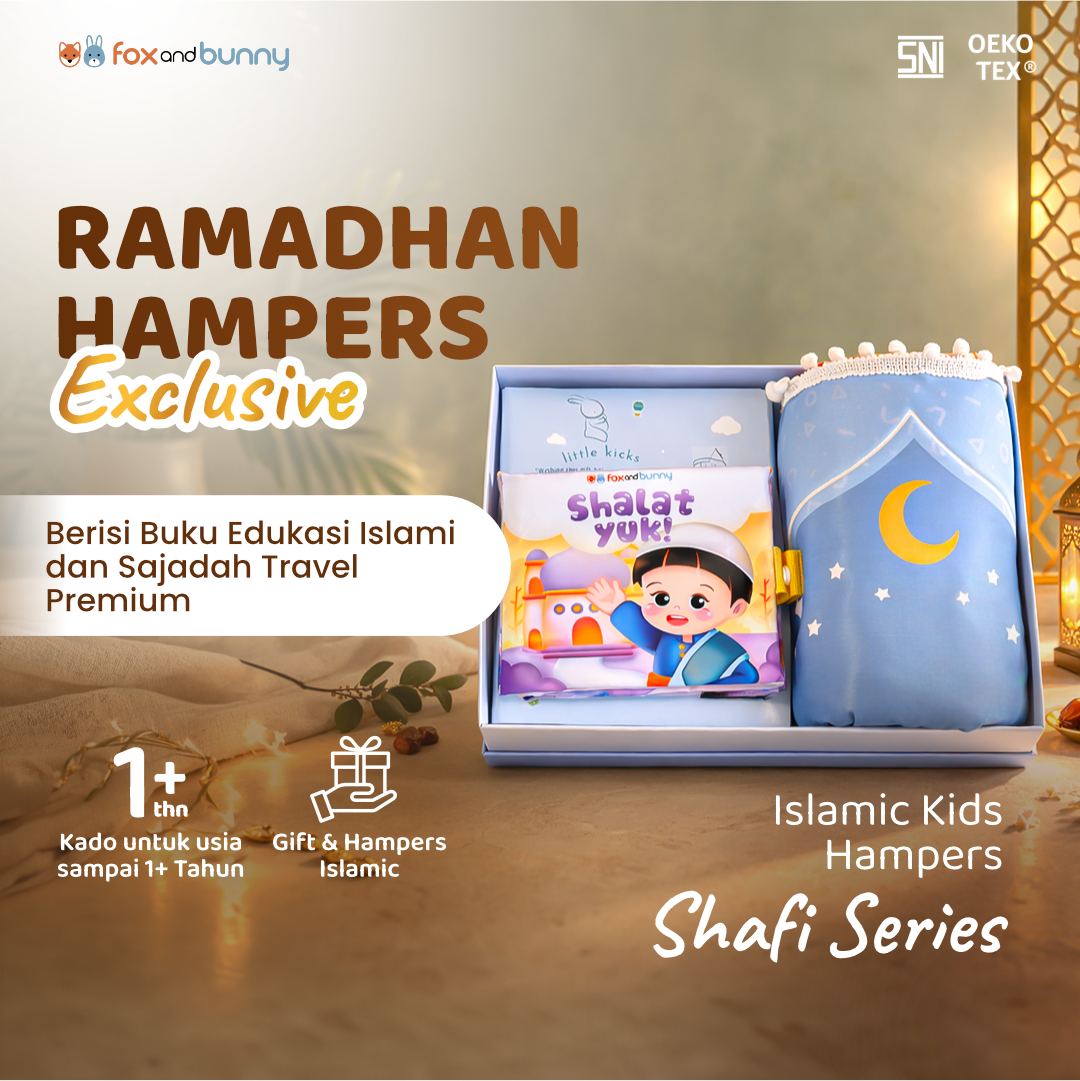 Foxandbunny - Hampers Ramadhan Anak Shafi SeriesBuku Edukasi Islami & Perlengkapan Ibadah Anak Gift Set Premium