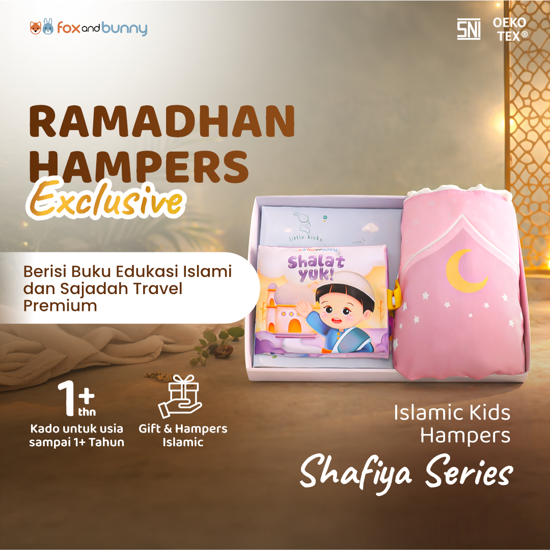 Foxandbunny - Hampers Ramadhan Anak Shafiya Series Buku Edukasi Islami & Perlengkapan Ibadah Anak Gift Set Premium