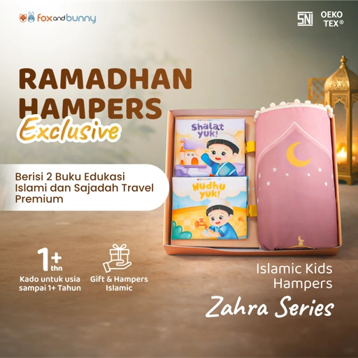 Image of Foxandbunny - Hampers Ramadhan Anak Zahra Series Buku Edukasi Islami & Perlengkapan Ibadah Anak Gift Set Premium