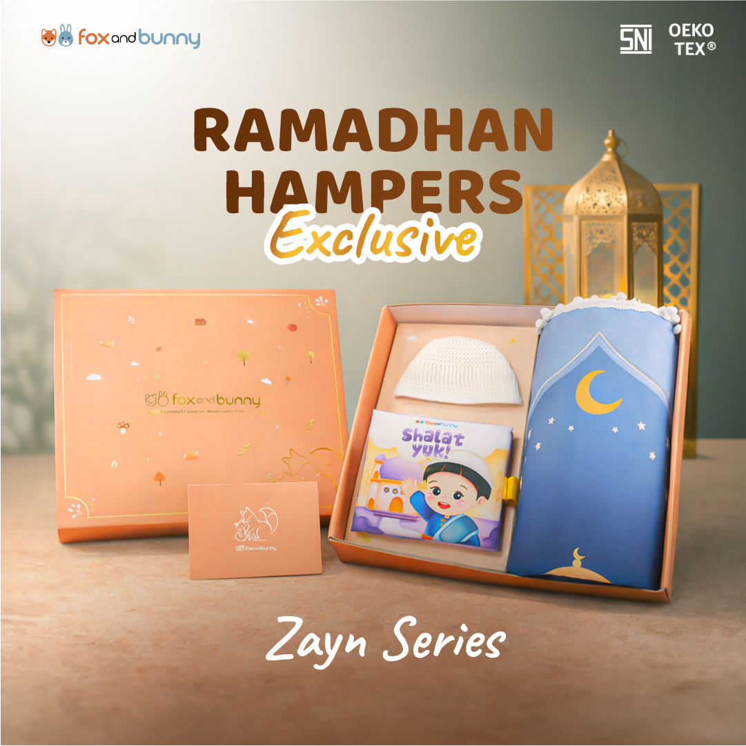 Foxandbunny - Hampers Ramadhan Anak Zayn Series Buku Edukasi Islami & Perlengkapan Ibadah Anak Gift Set Premium