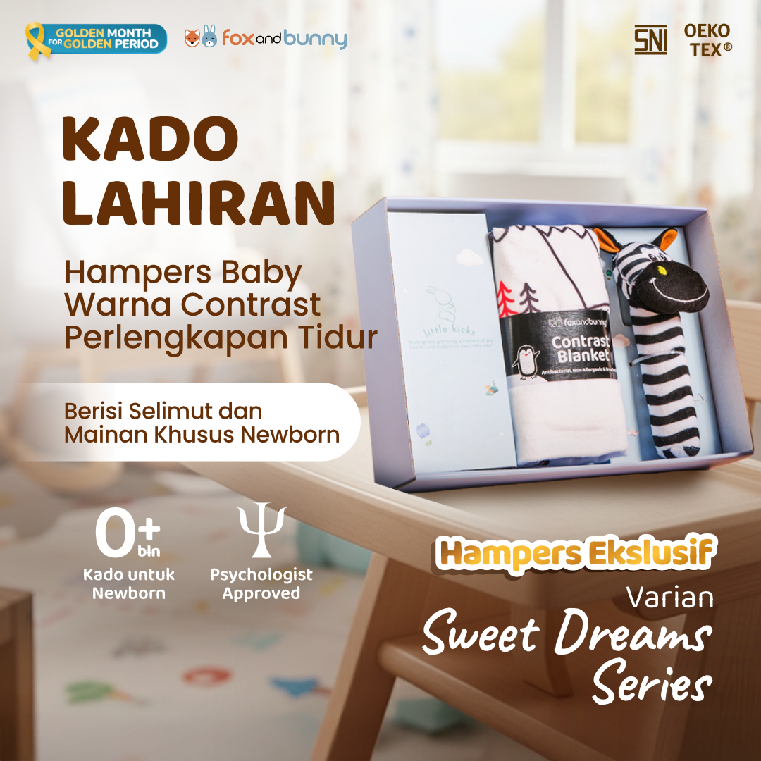 FoxandBunny | Hampers Newborn Eksklusif | Sweet Dreams Series | Kado Lahiran