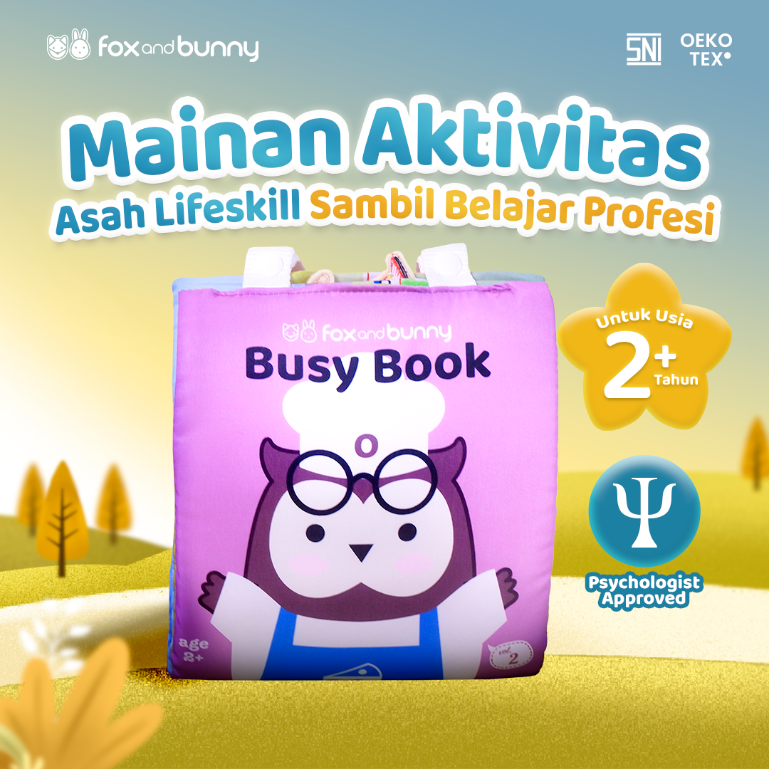 Foxandbunny - Busy Book Owl Profesi