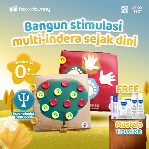 Image of Sensory Path | Baby Sense  | Usia  0-3 thn [Free Mustela Travel Kit untuk Pembelian Bundle]
