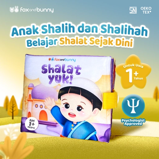 Image of Foxandbunny - Shalat Yuk Fiqih Series Baby Book Islami Usia 1+ Tahun | Buku Edukasi Bayi Anak Islami Premium