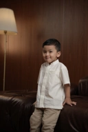 Foxandbunny x Sasinari - Baju Muslim Koko Anak Semai Lengan Pendek Cotton Premium