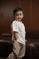 Foxandbunny x Sasinari - Baju Muslim Koko Anak Semai Lengan Pendek Cotton Premium