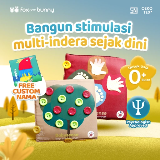 Sensory Path | Baby Sense  | Usia  0-3 thn [Free Custom Nama]