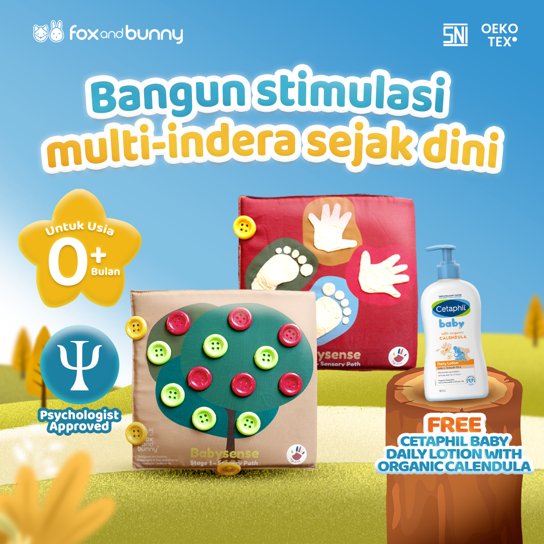 Sensory Path | Baby Sense  | Usia  0-3 thn [Free Cetaphil Baby]