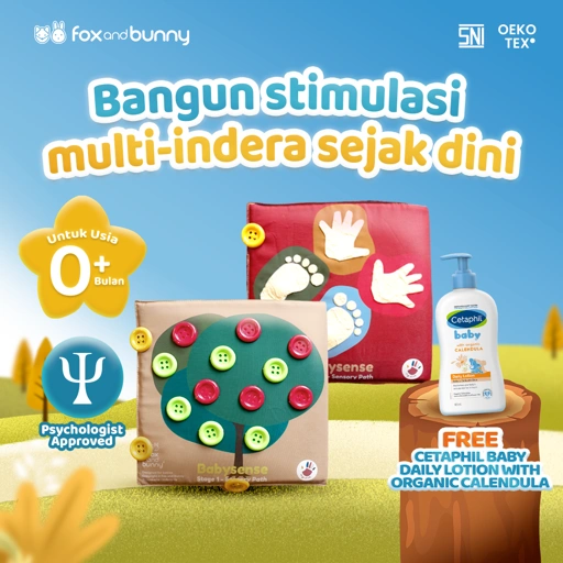 Sensory Path | Baby Sense  | Usia  0-3 thn [Free Cetaphil Baby]