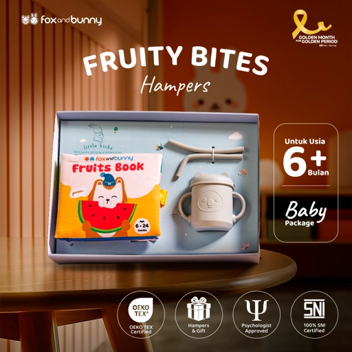 Image of FoxandBunny | Hampers Newborn Eksklusif | Fruity Bites Series | Kado Lahiran