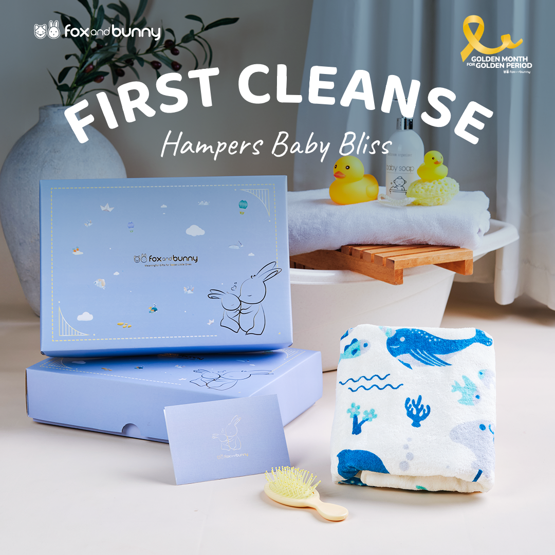 Hampers Baby Bliss Series Siap Training & Mandi by foxandbunny | Paket Kado Hadiah Anak Premium