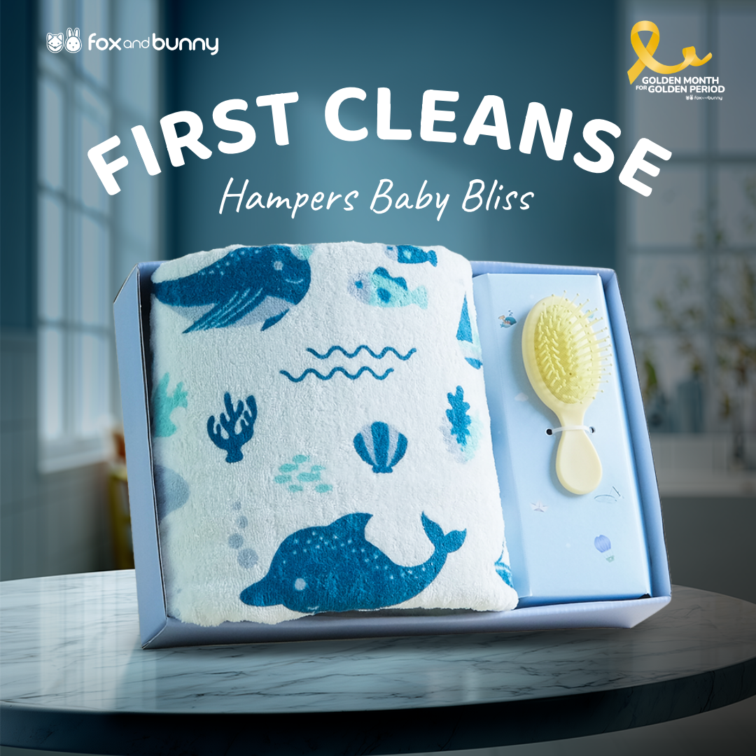 Hampers Baby Bliss Series Siap Training & Mandi by foxandbunny | Paket Kado Hadiah Anak Premium