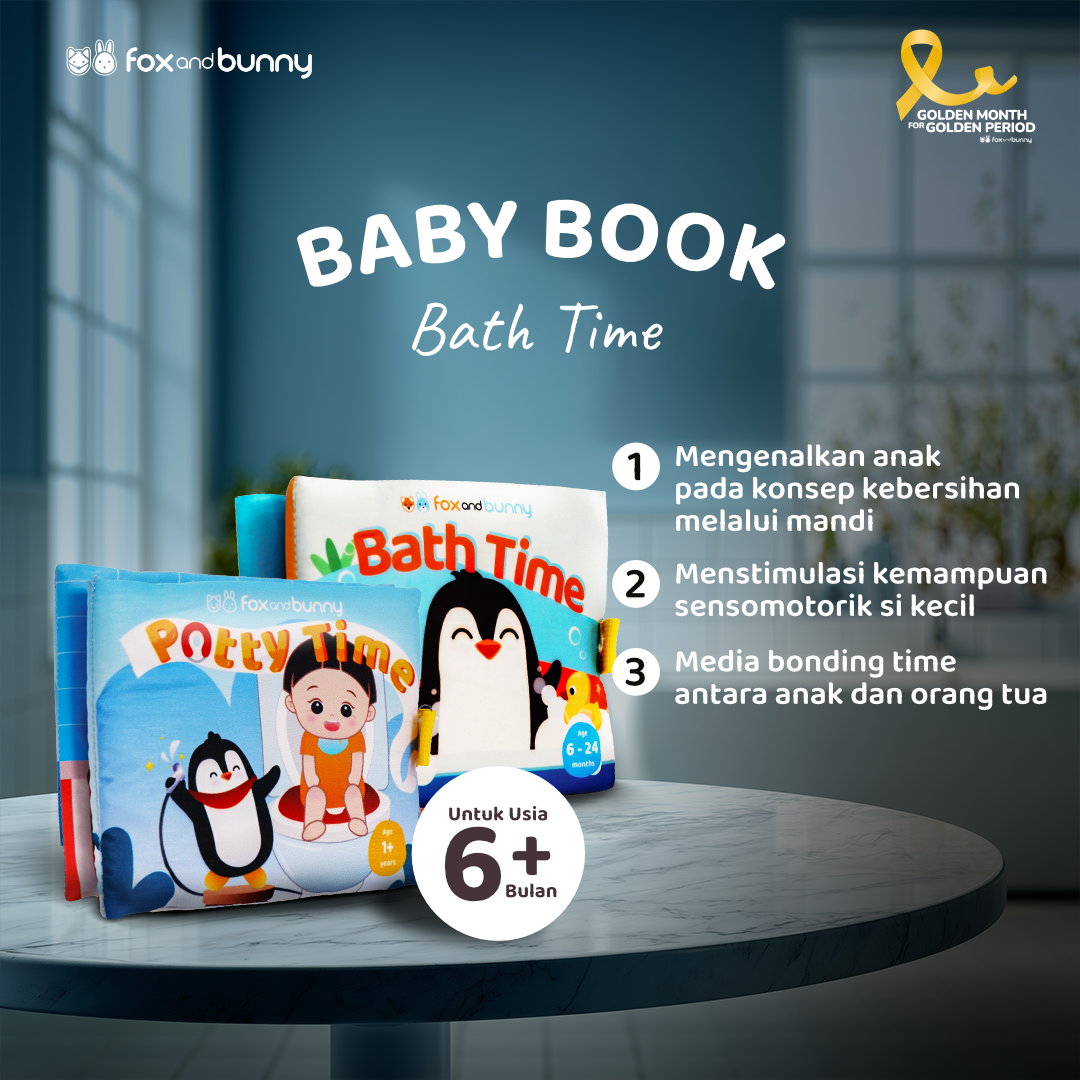 Hampers Baby Bliss Series Siap Training & Mandi by foxandbunny | Paket Kado Hadiah Anak Premium