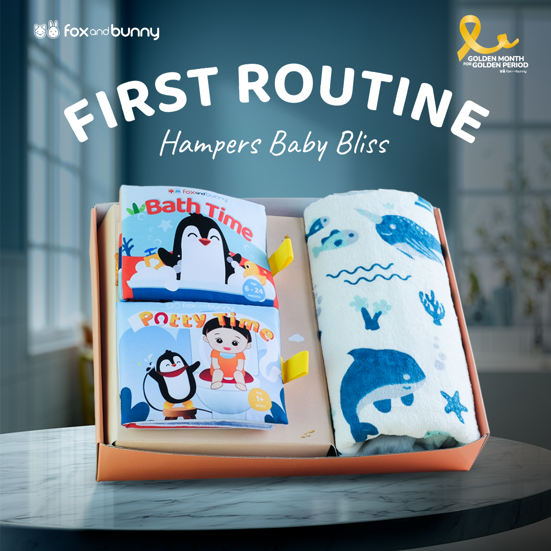 Hampers Baby Bliss Series Siap Training & Mandi by foxandbunny | Paket Kado Hadiah Anak Premium