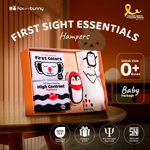 Image of FoxandBunny - Hampers Newborn Eksklusif - First Sight Essentials Series - Kado Lahiran