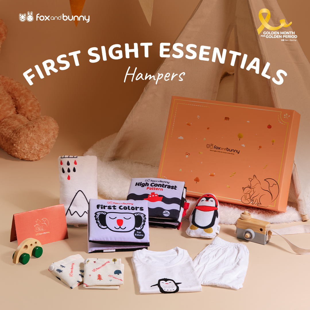 FoxandBunny - Hampers Newborn Eksklusif - First Sight Essentials Series - Kado Lahiran