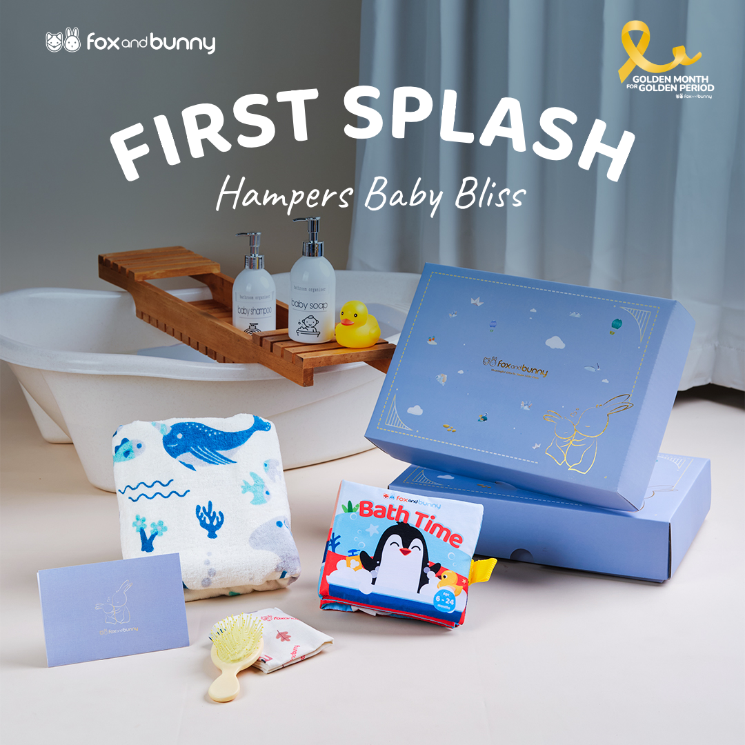 Hampers Baby Bliss Series Siap Training & Mandi by foxandbunny | Paket Kado Hadiah Anak Premium