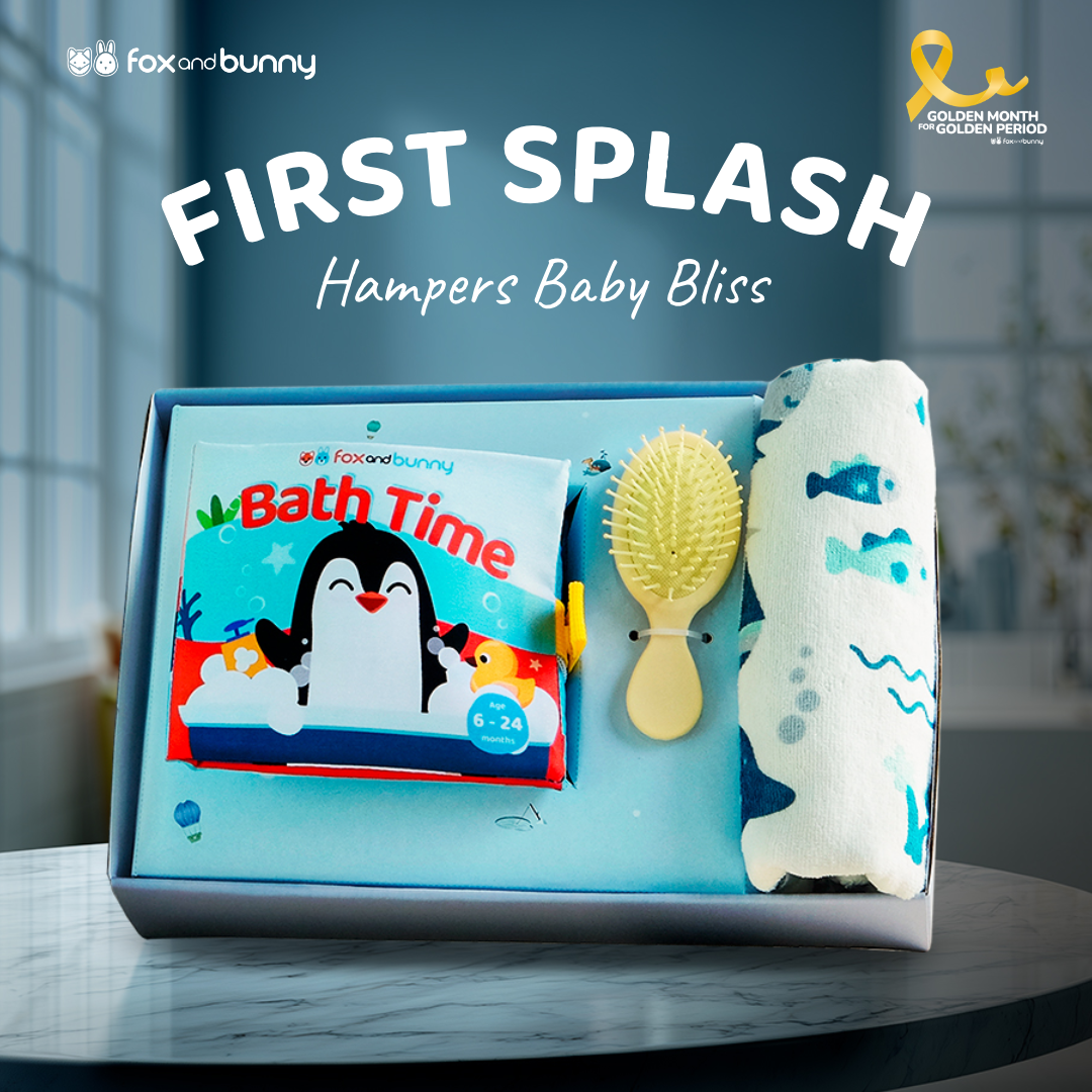 Hampers Baby Bliss Series Siap Training & Mandi by foxandbunny | Paket Kado Hadiah Anak Premium