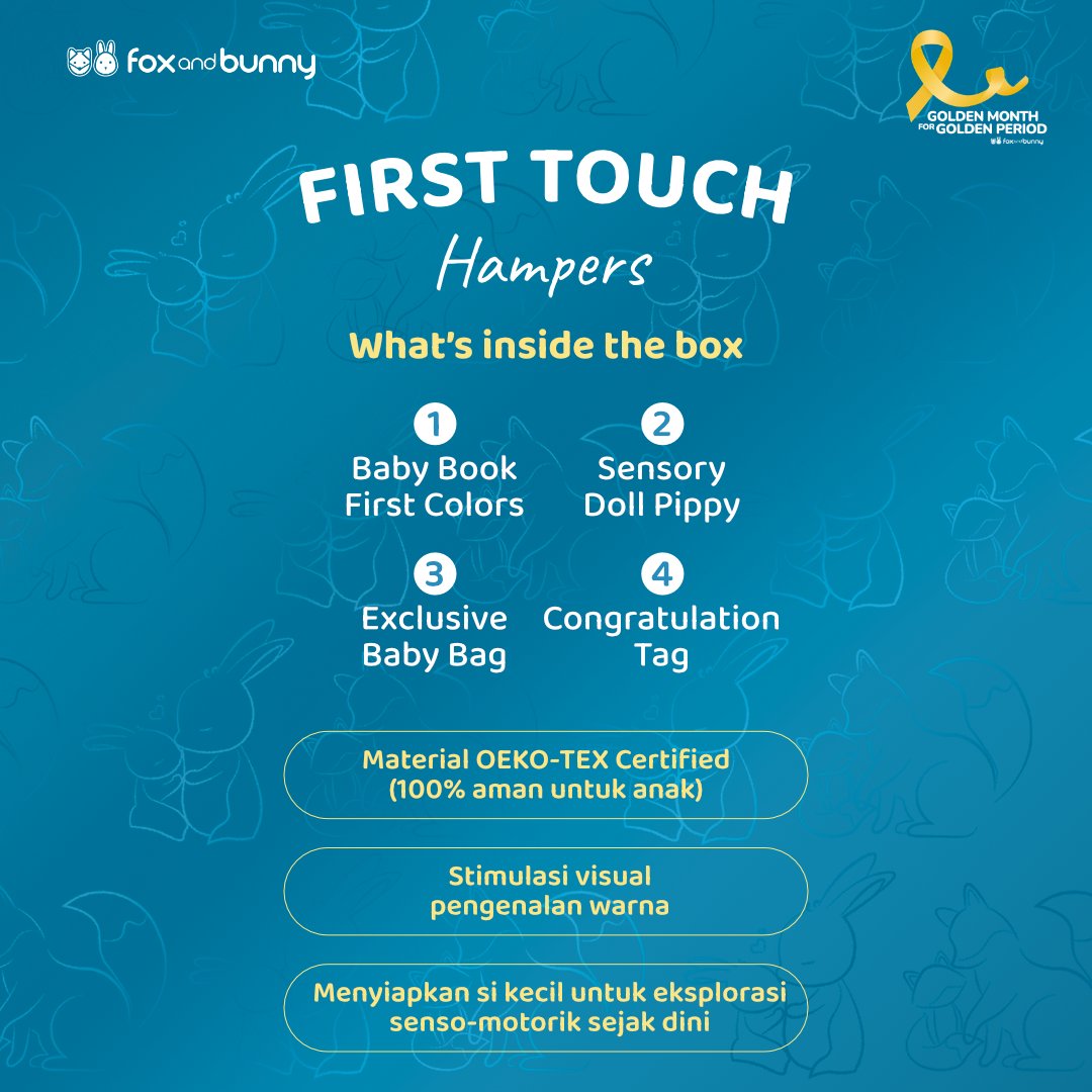 FoxandBunny | Hampers Newborn Eksklusif | First Touch Series | Kado Lahiran