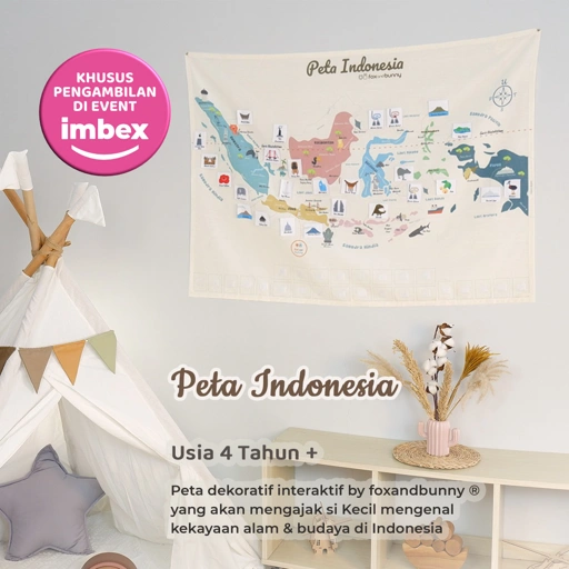 Image of Imbex Exclusive - Imperfect Peta Indonesia (Pengambilan Khusus di Event Imbex)