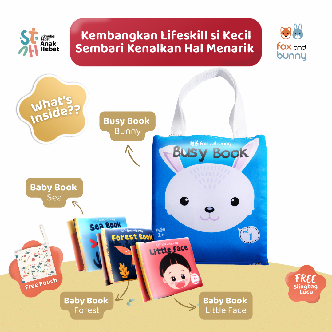 FUN - 1 Bunny + 3 Baby Book