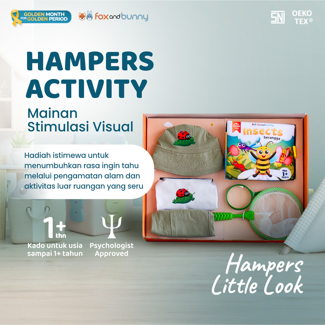 Foxandbunny - Hampers Anak Playing Outside All Series Insects Edition Kado Lahiran Sensory Baby Premium 