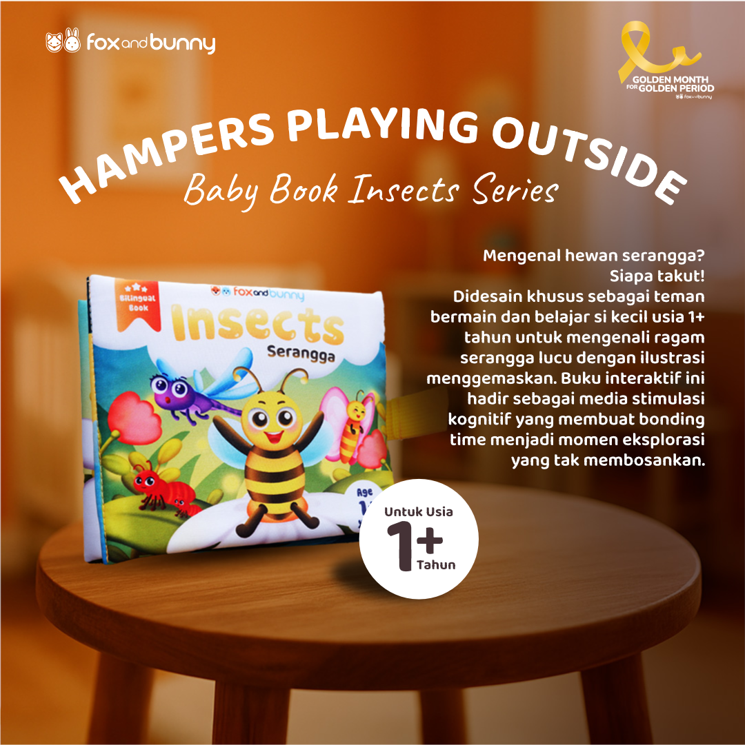 Foxandbunny - Hampers Playing Outside Series Insects Edition  Little Look Kado Lahiran Sensory Baby Premium