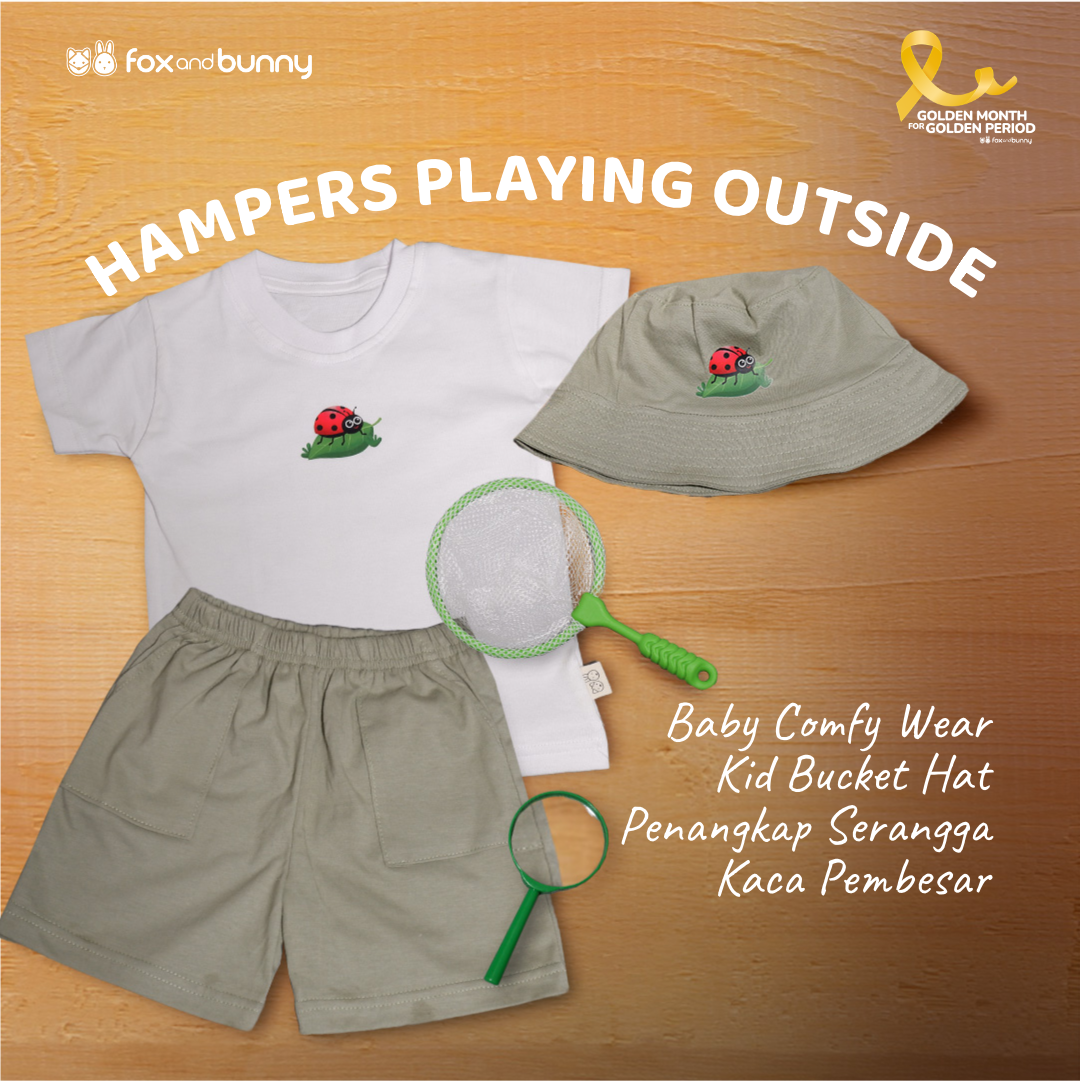 Foxandbunny - Hampers Playing Outside Series Insects Edition  Little Look Kado Lahiran Sensory Baby Premium