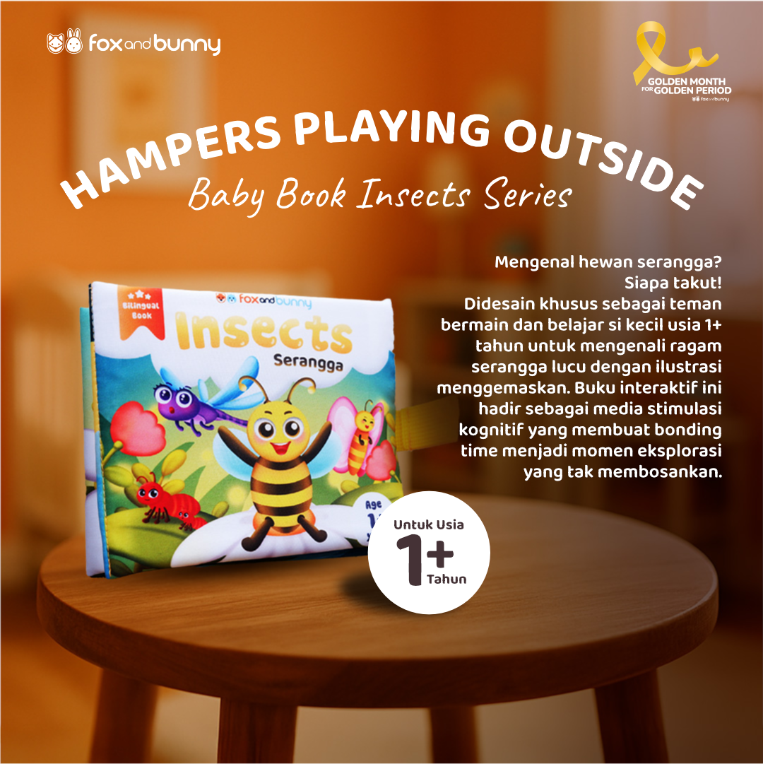 Foxandbunny - Hampers Playing Outside Series Insects Edition Little Move Kado Lahiran Sensory Baby Premium 
