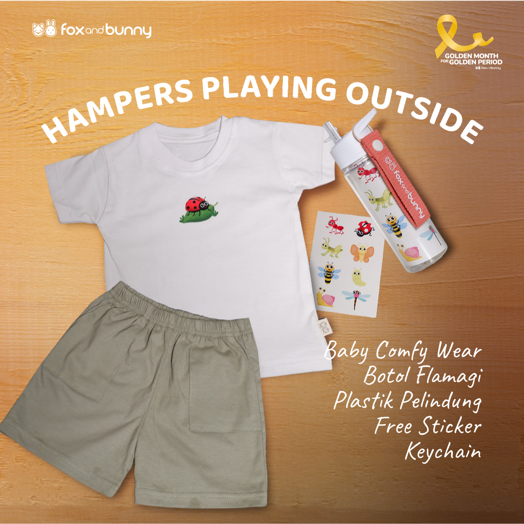 Foxandbunny - Hampers Playing Outside Series Insects Edition Little Move Kado Lahiran Sensory Baby Premium 