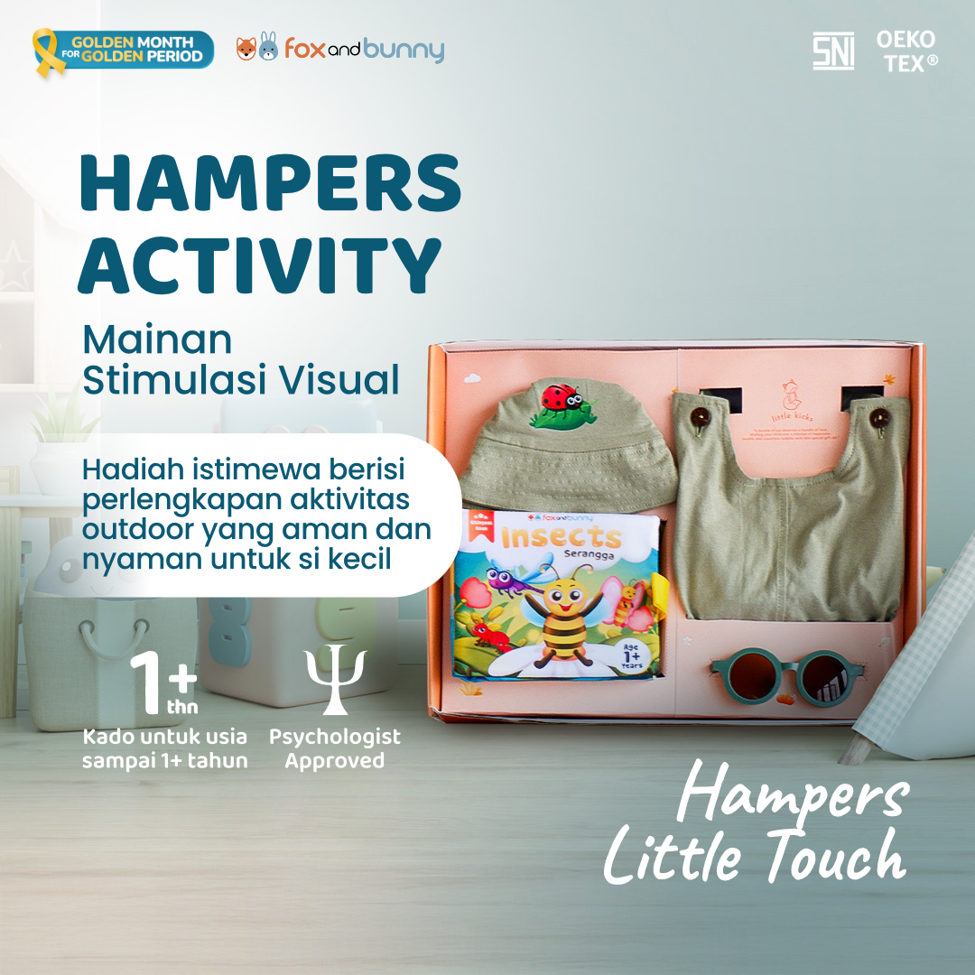 Foxandbunny - Hampers Anak Playing Outside All Series Insects Edition Kado Lahiran Sensory Baby Premium 