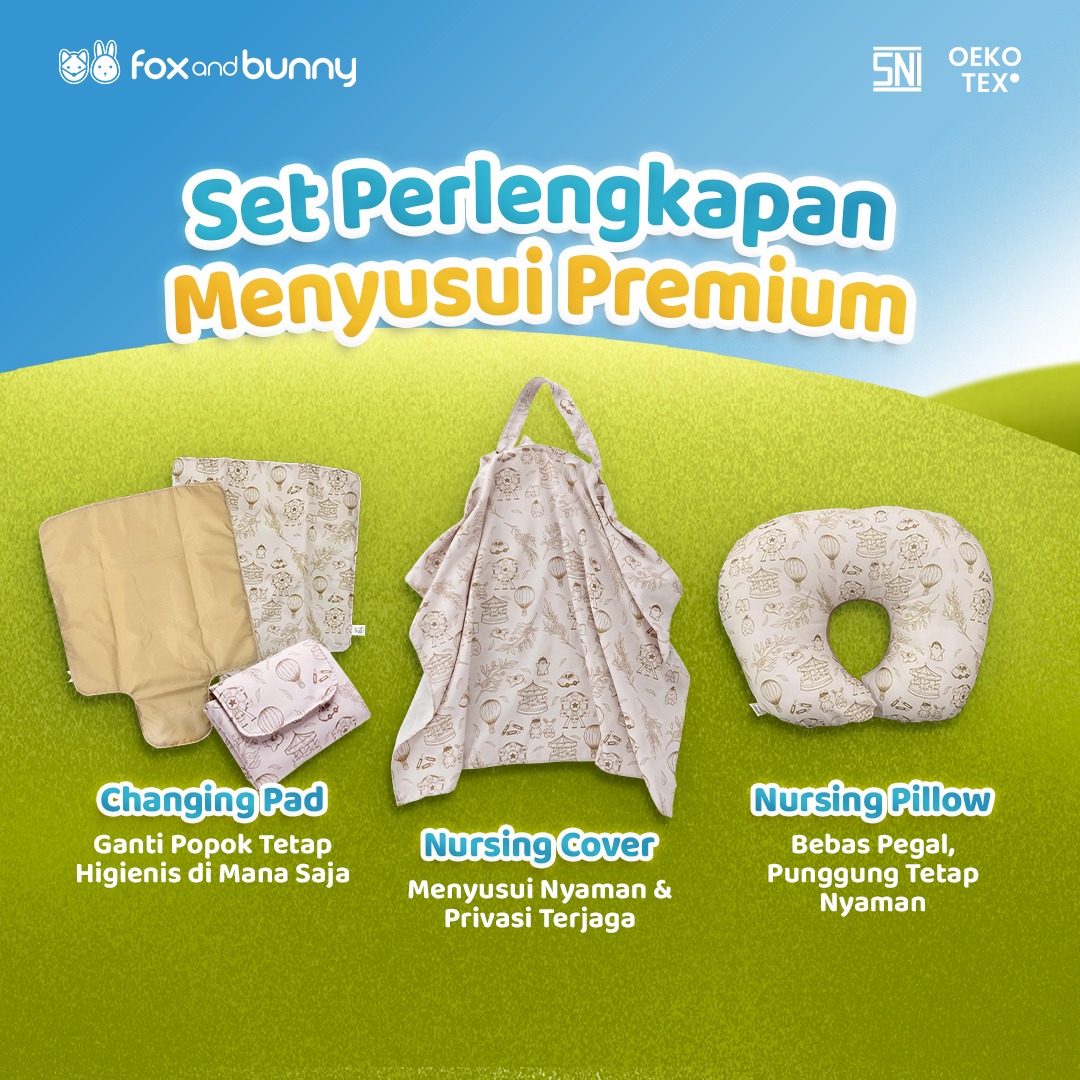 Foxandbunny - Set Perlengkapan Menyusui Premium Mom Essentials