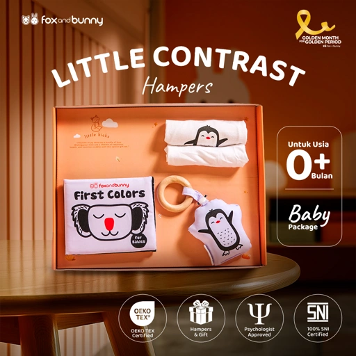 Image of FoxandBunny - Hampers Newborn Eksklusif - Little Contrast Series - Kado Lahiran