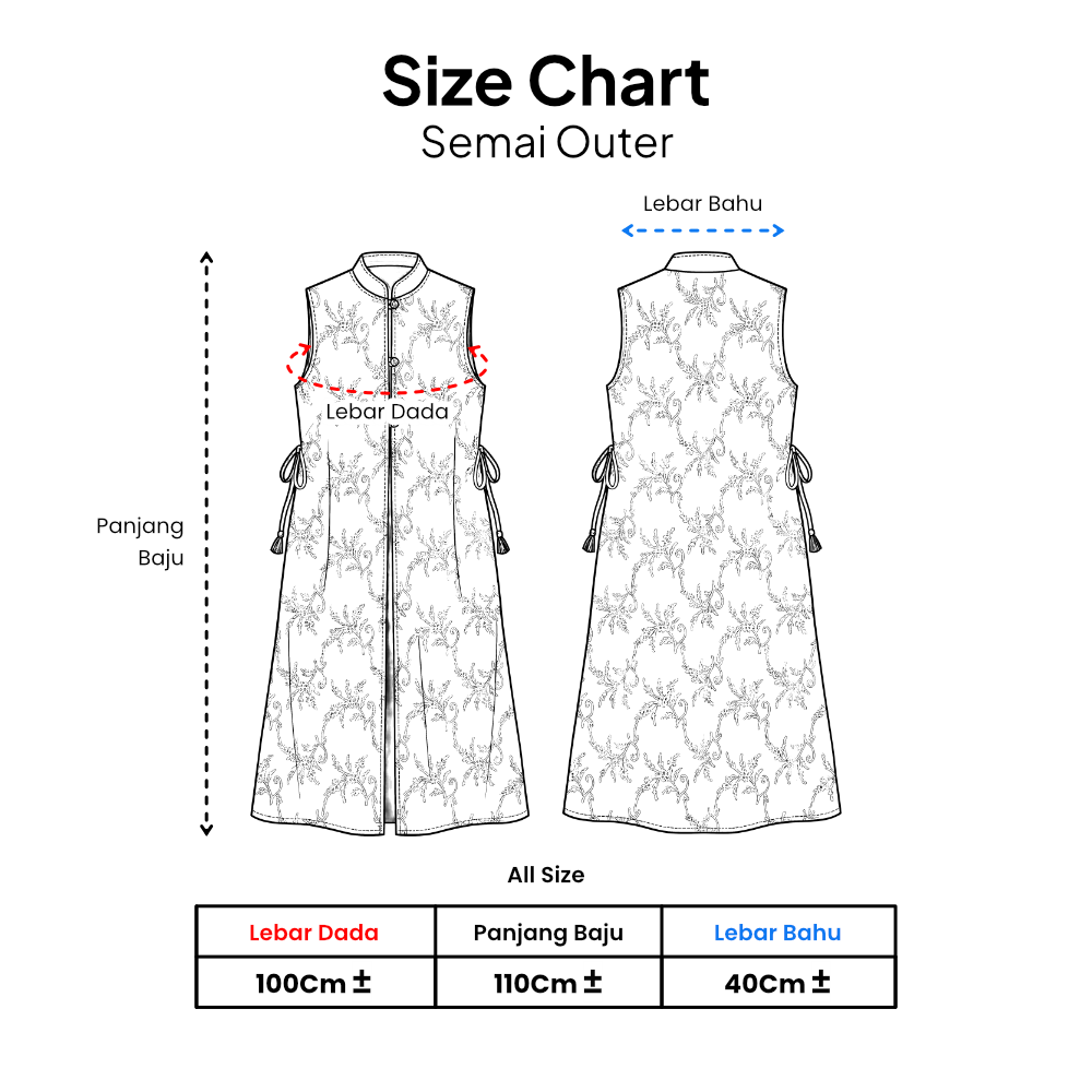 Foxandbunny x Sasinari - Semai Outer Wanita Tencel Premium