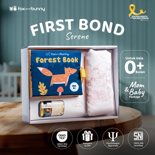 Image of Hampers Serene by foxandbunny - First Bond Series | Mom And Baby Package