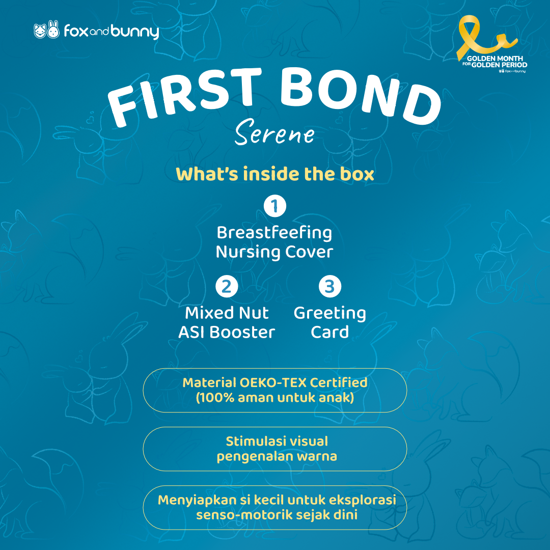 Hampers Serene by foxandbunny - First Bond Series | Mom And Baby Package