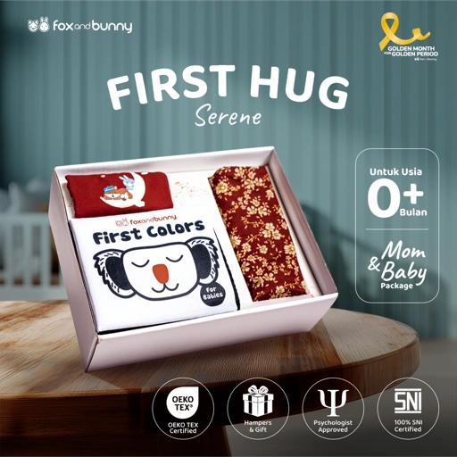 Image of Hampers Serene by foxandbunny - First Hug Series | Mom And Baby Package