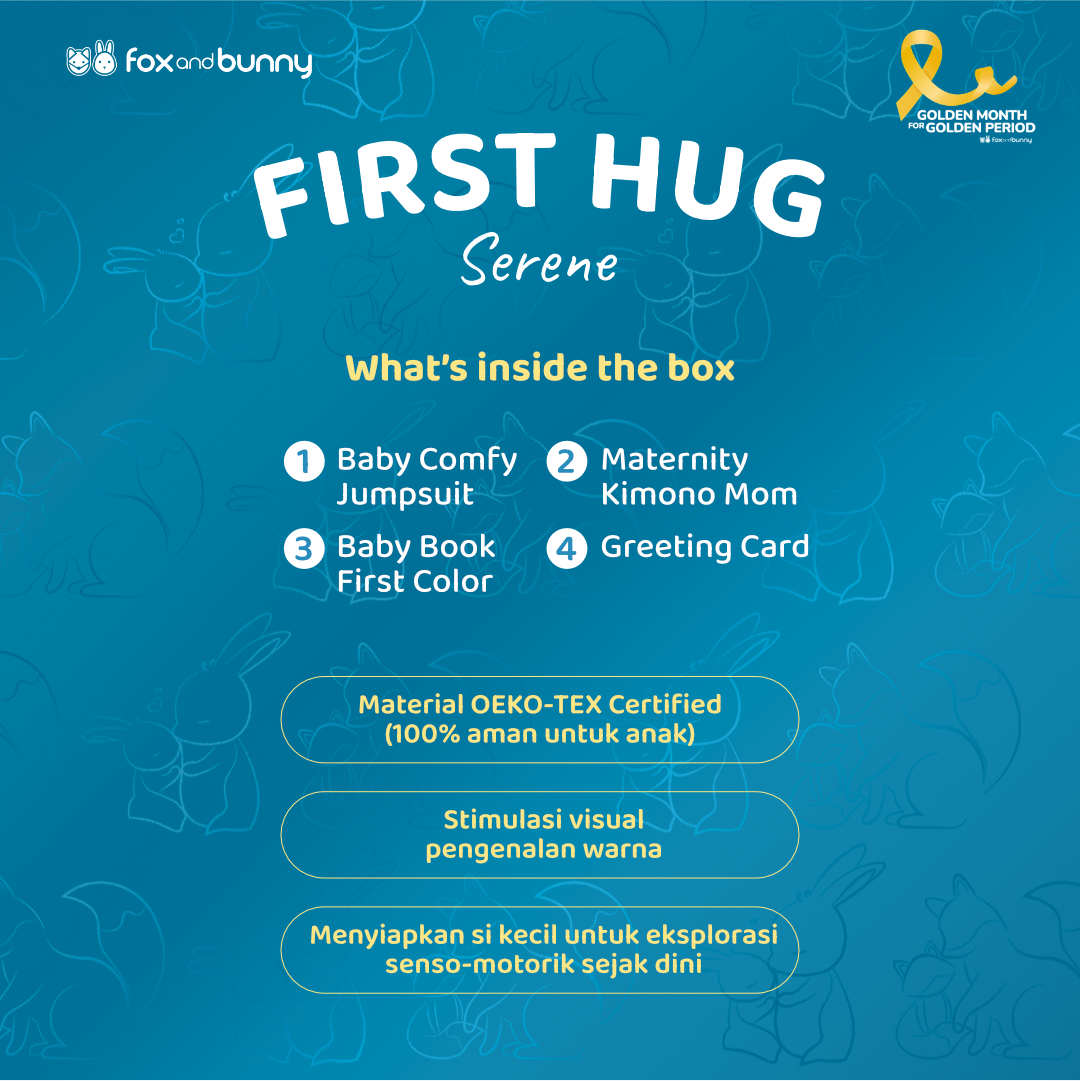 Hampers Serene by foxandbunny - First Hug Series | Mom And Baby Package